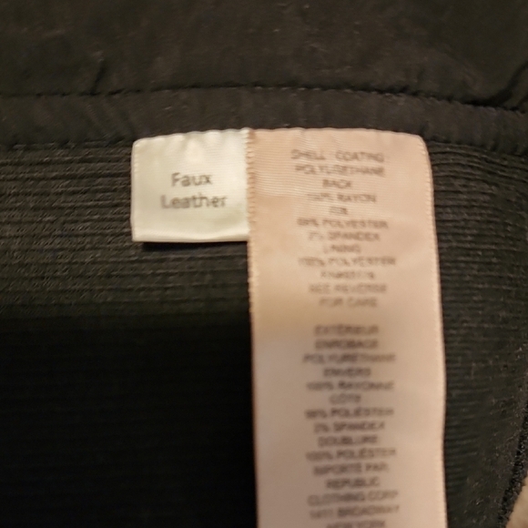 Philosophy Quilted Black Faux Leather Jacket - Picture 4 of 7